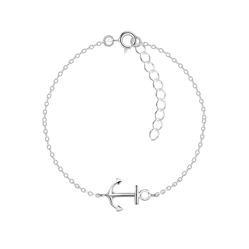 Silver Anchor Bracelet