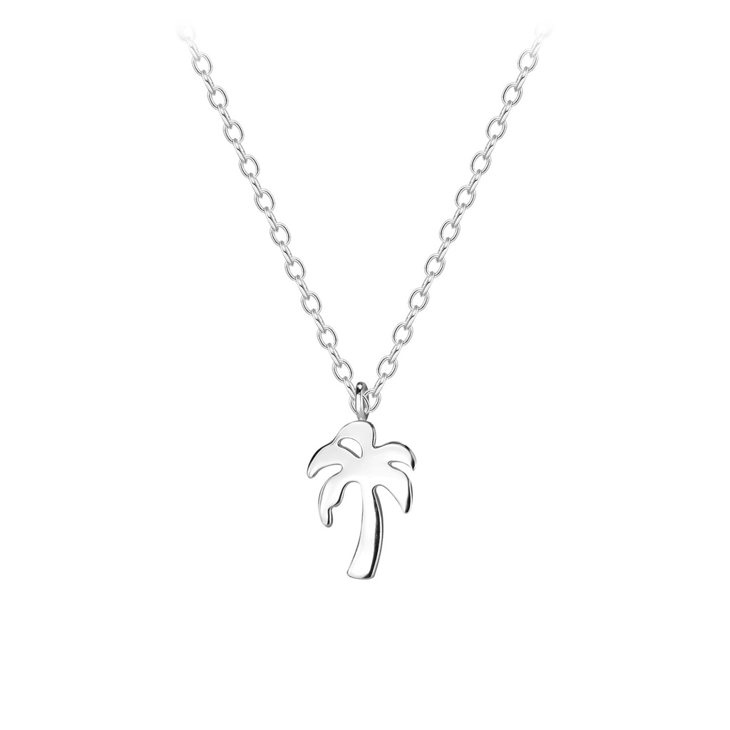 [10011925] Collier palmier en argent