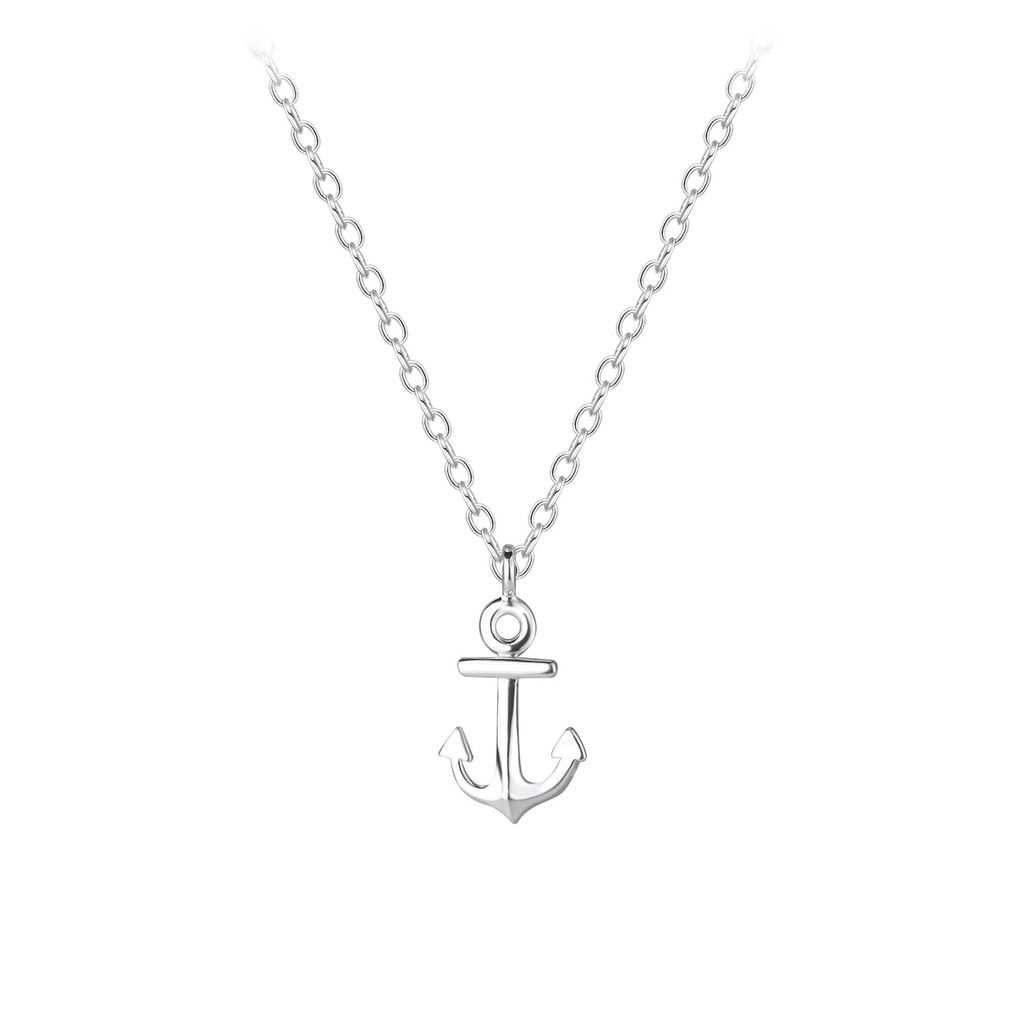 Silver Anchor Necklace