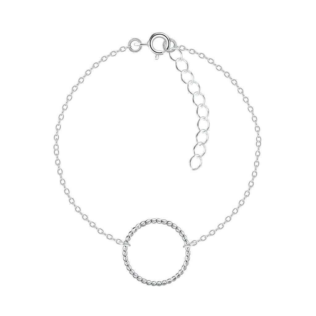 Bracelet cercle en argent