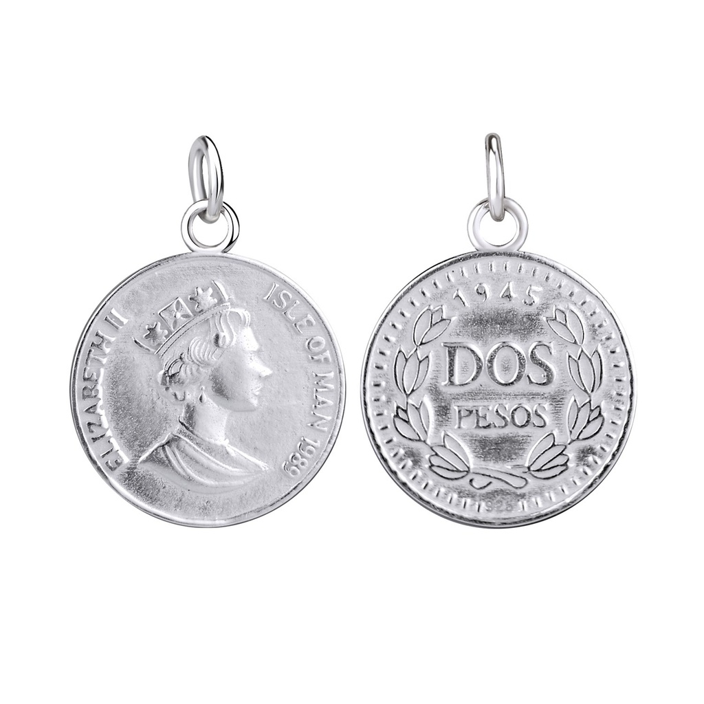 [10011462] Silver Coin Pendant