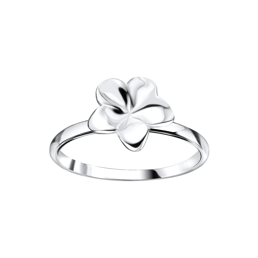 Bague fleur en argent
