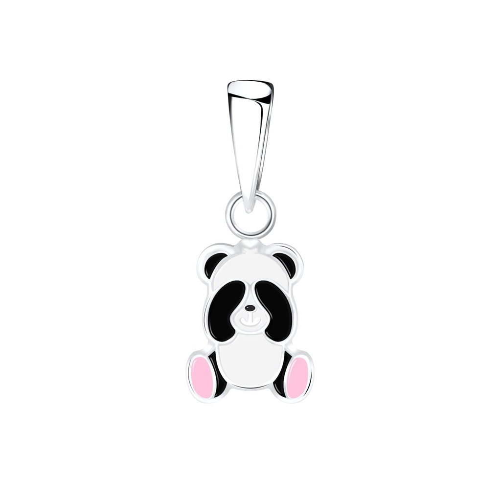 Pendentif panda en argent