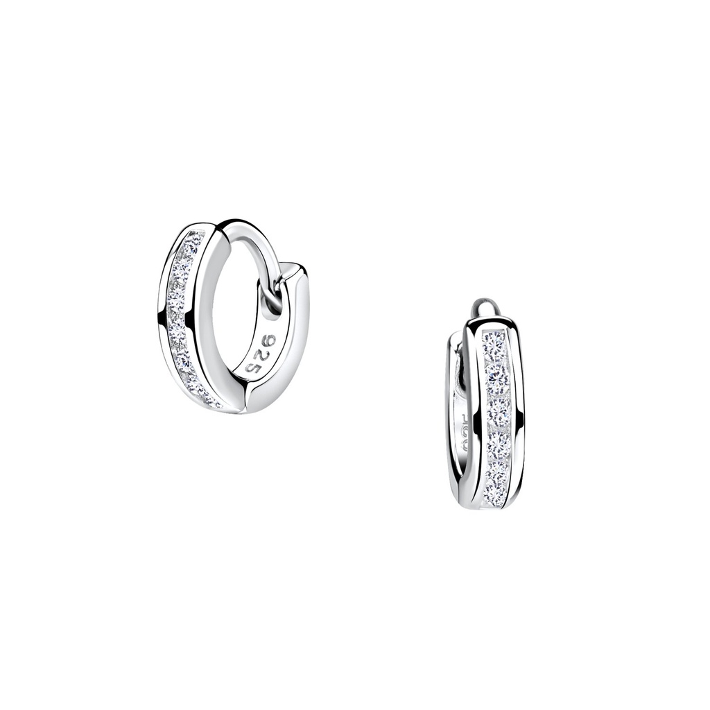 Créoles huggie minuscules en argent