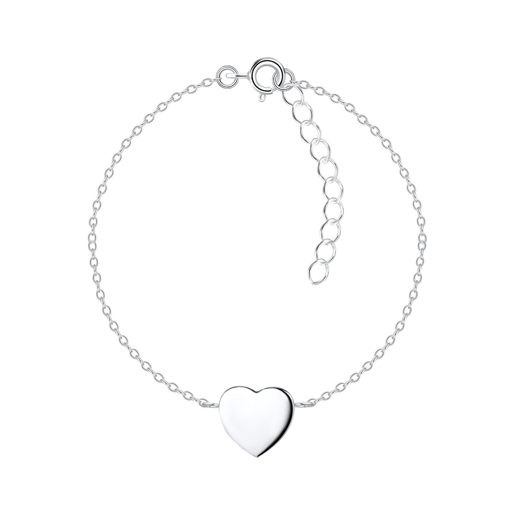 Silver Heart Bracelet