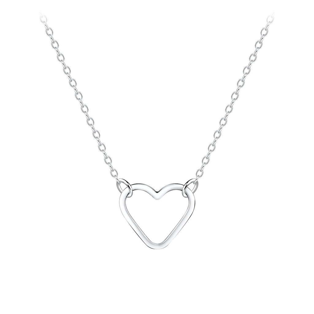 Collier cœur en argent