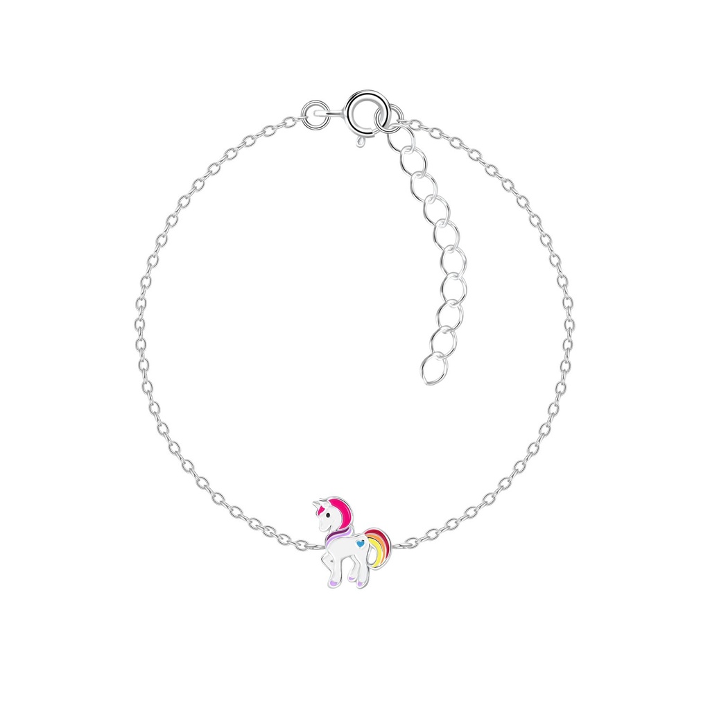 Bracelet licorne en argent