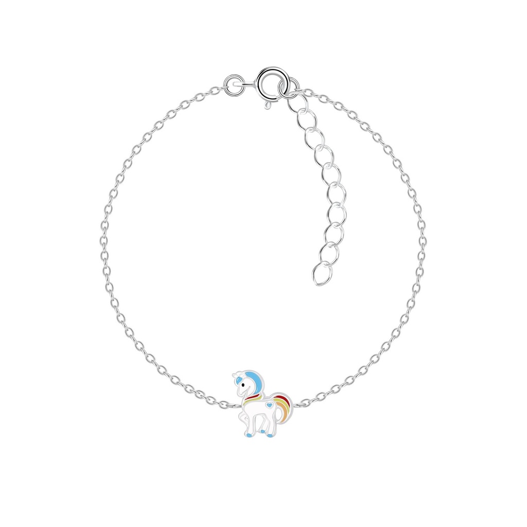 [10012142] Bracelet licorne en argent