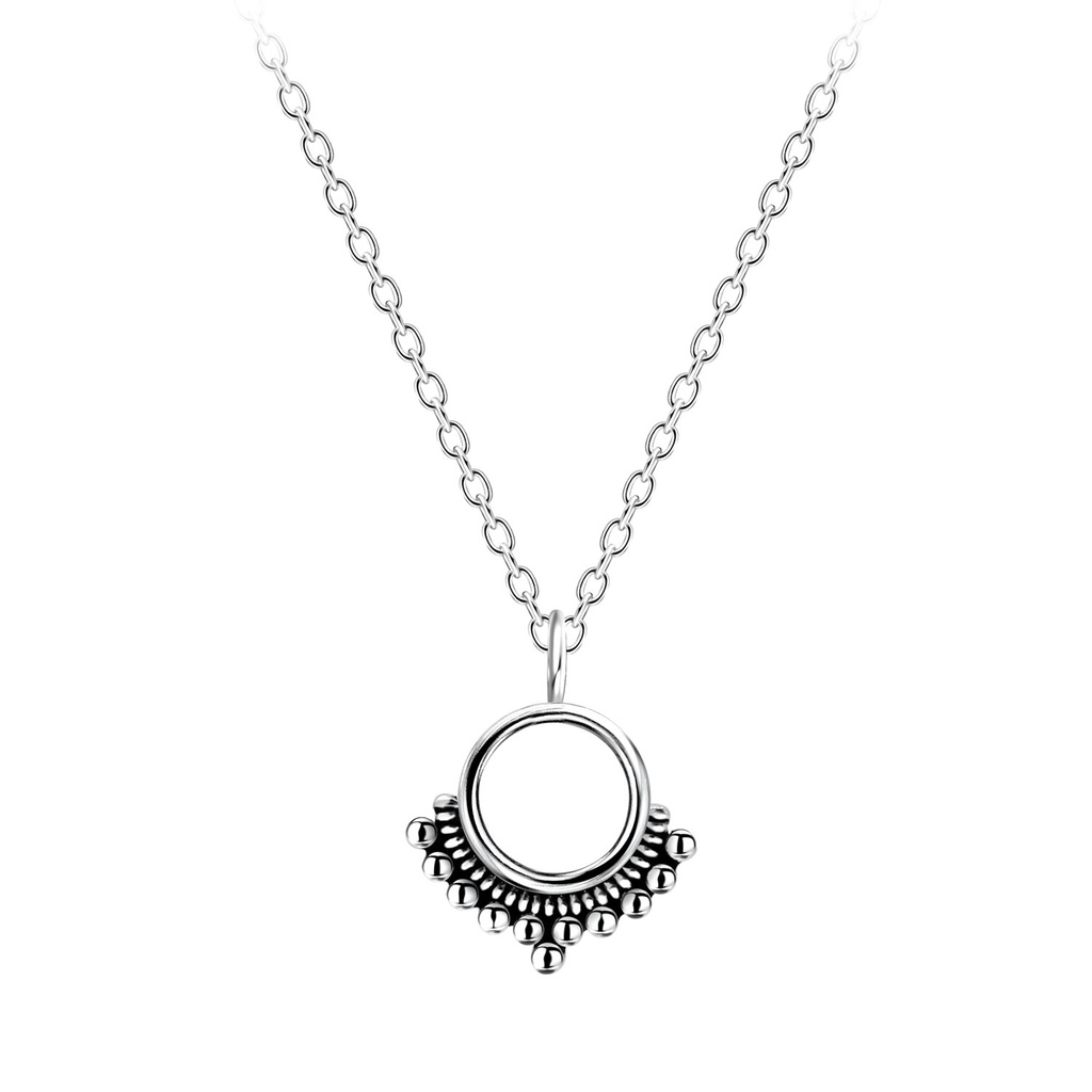 Collier ethnique en argent