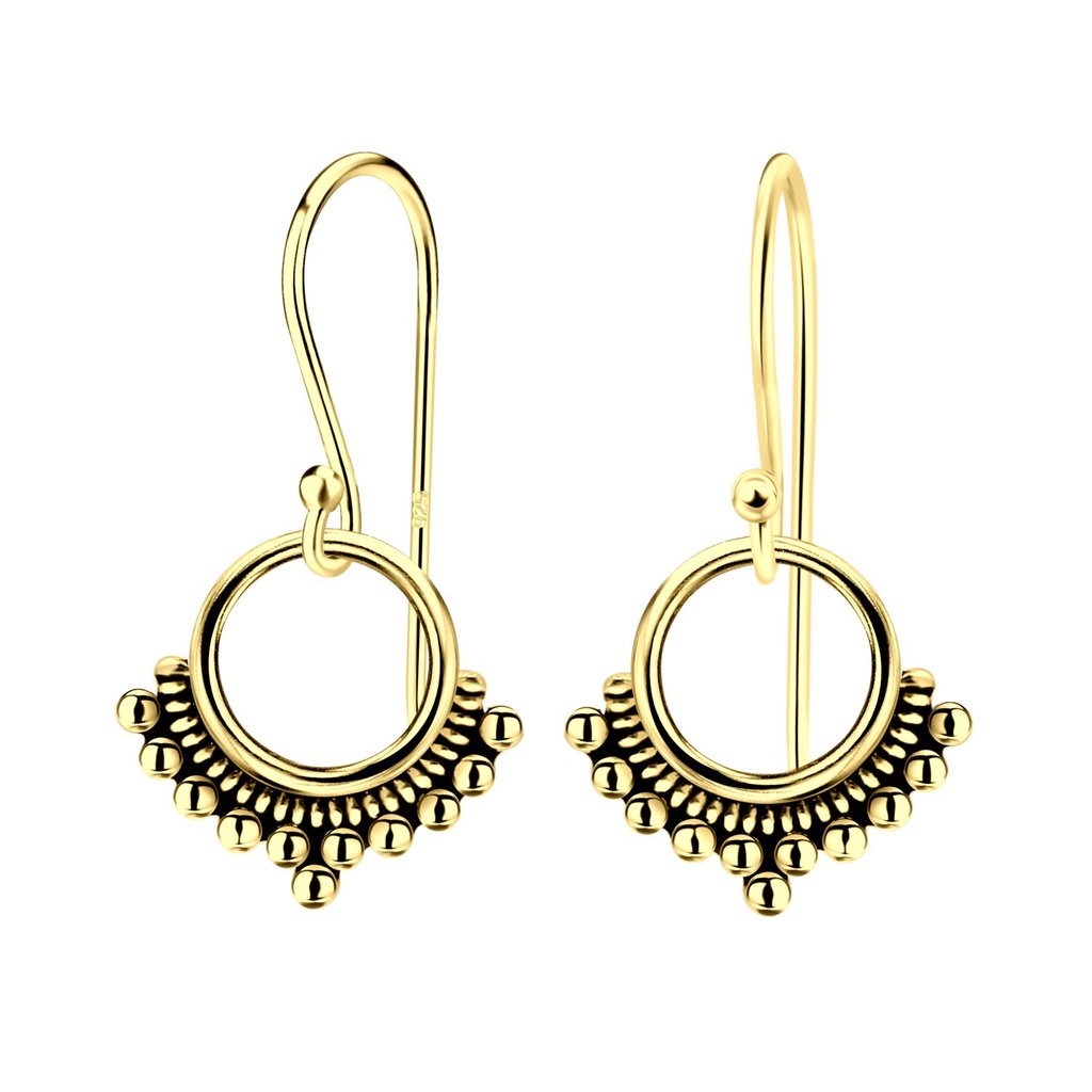 Silver Ethnic Earrings