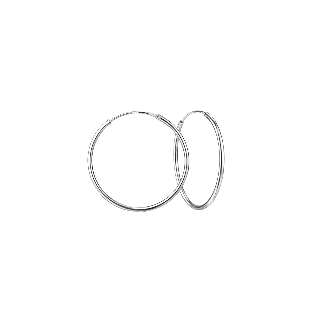 [10010660] Créoles en argent 30 mm