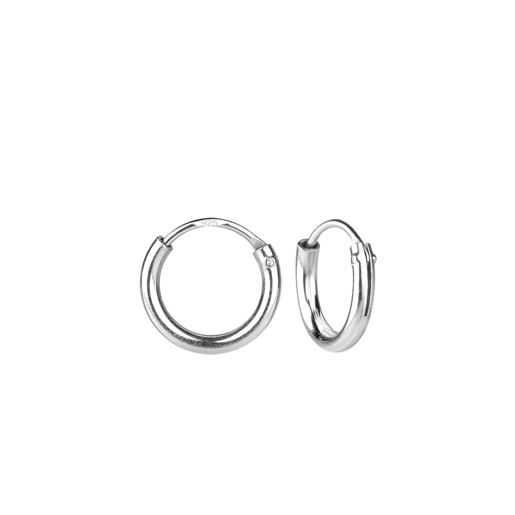Créoles en argent 10 mm