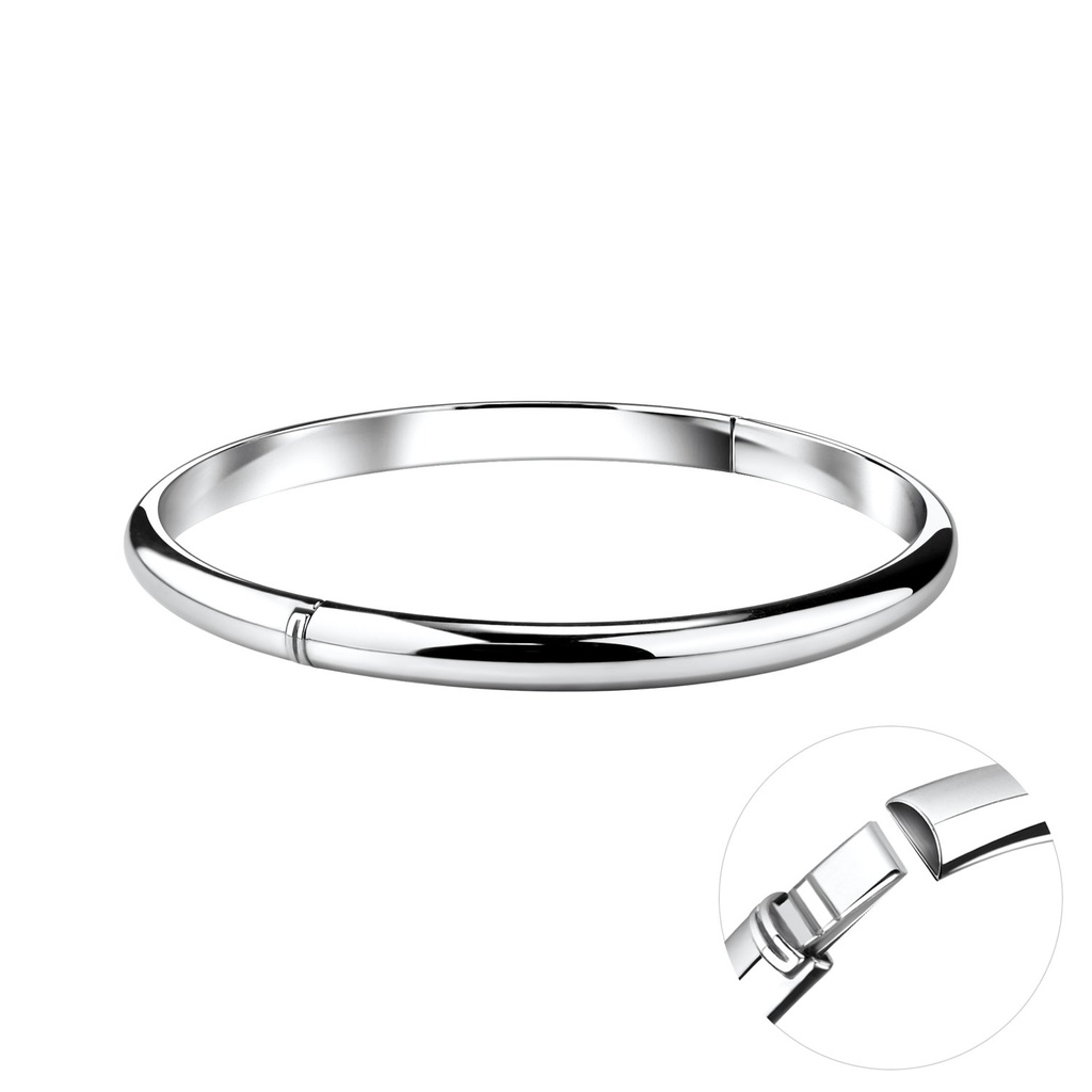 [10011181] 5mm Silver Bangle