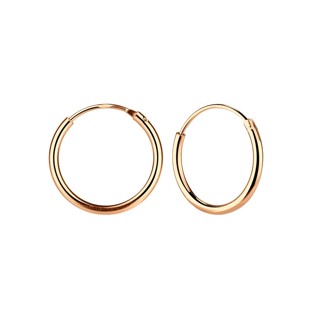 Créoles en argent 14 mm
