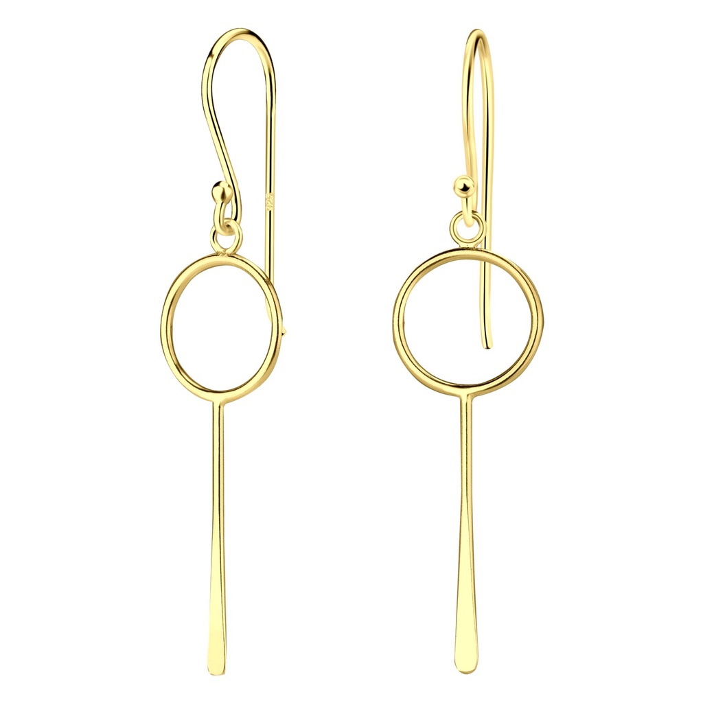 Boucles d'oreilles géométriques en argent