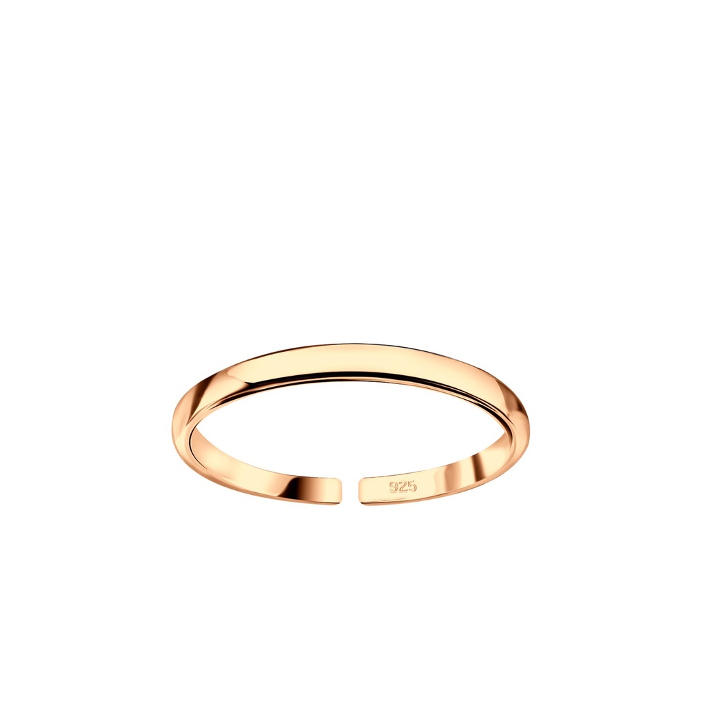 [10012156] Silver Band Adjustable Toe Ring