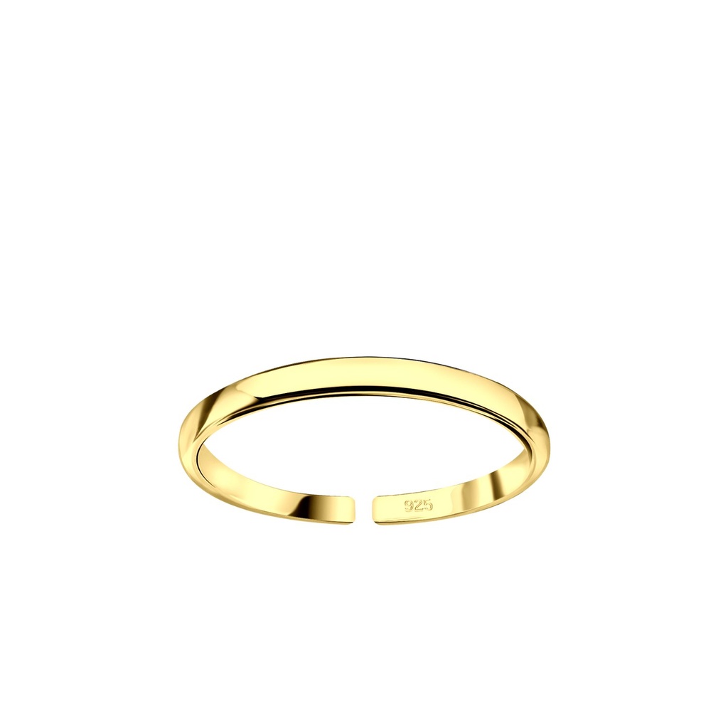 Silver Band Adjustable Toe Ring