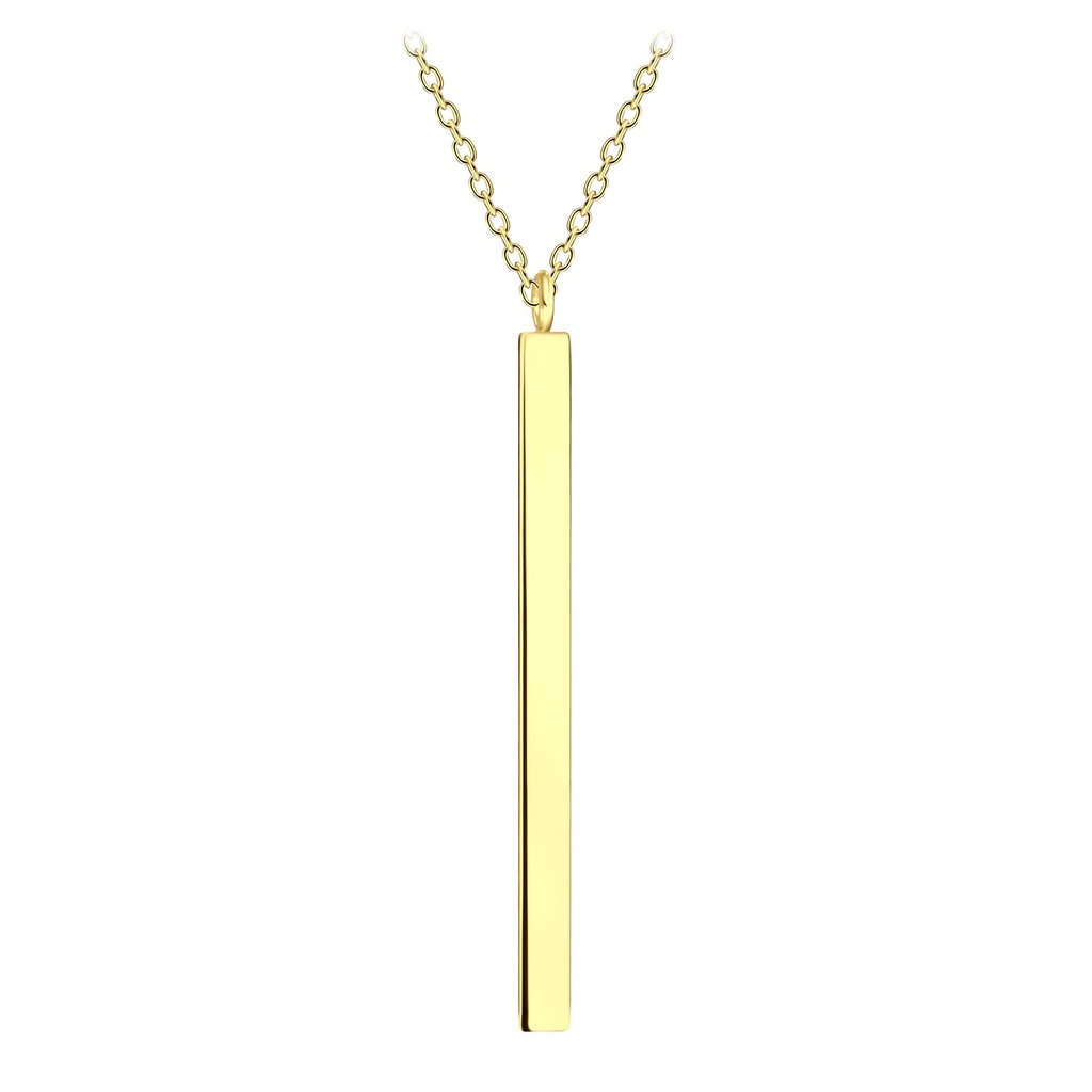 Collier barre en argent