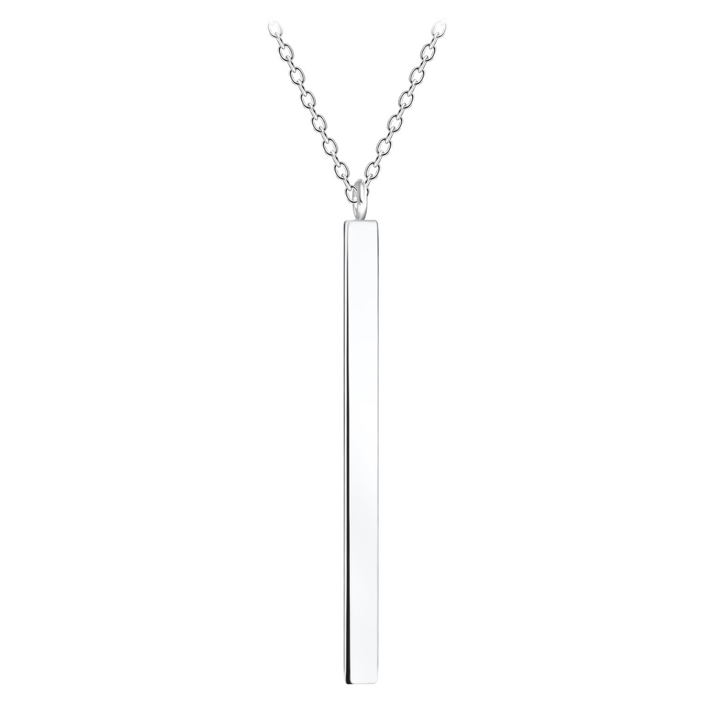 Silver Bar Necklace