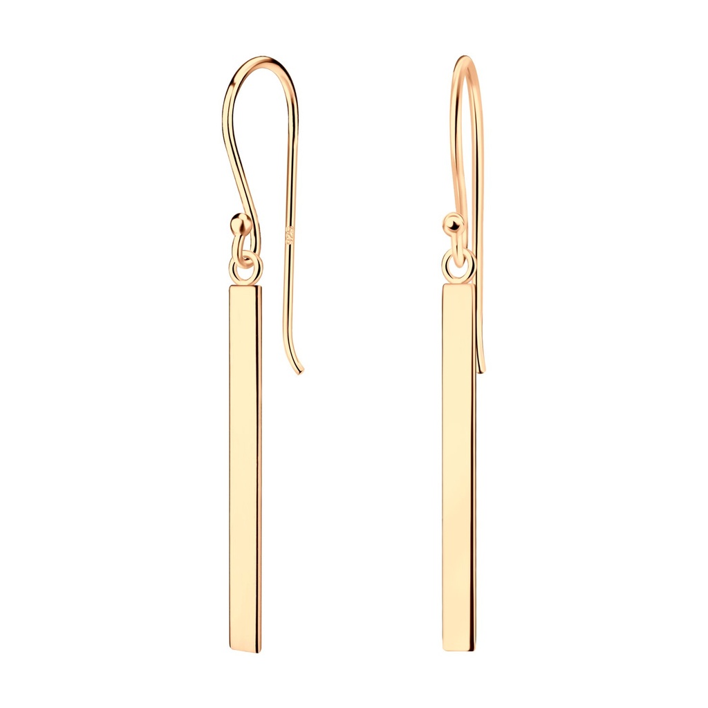 Silver Bar Earrings