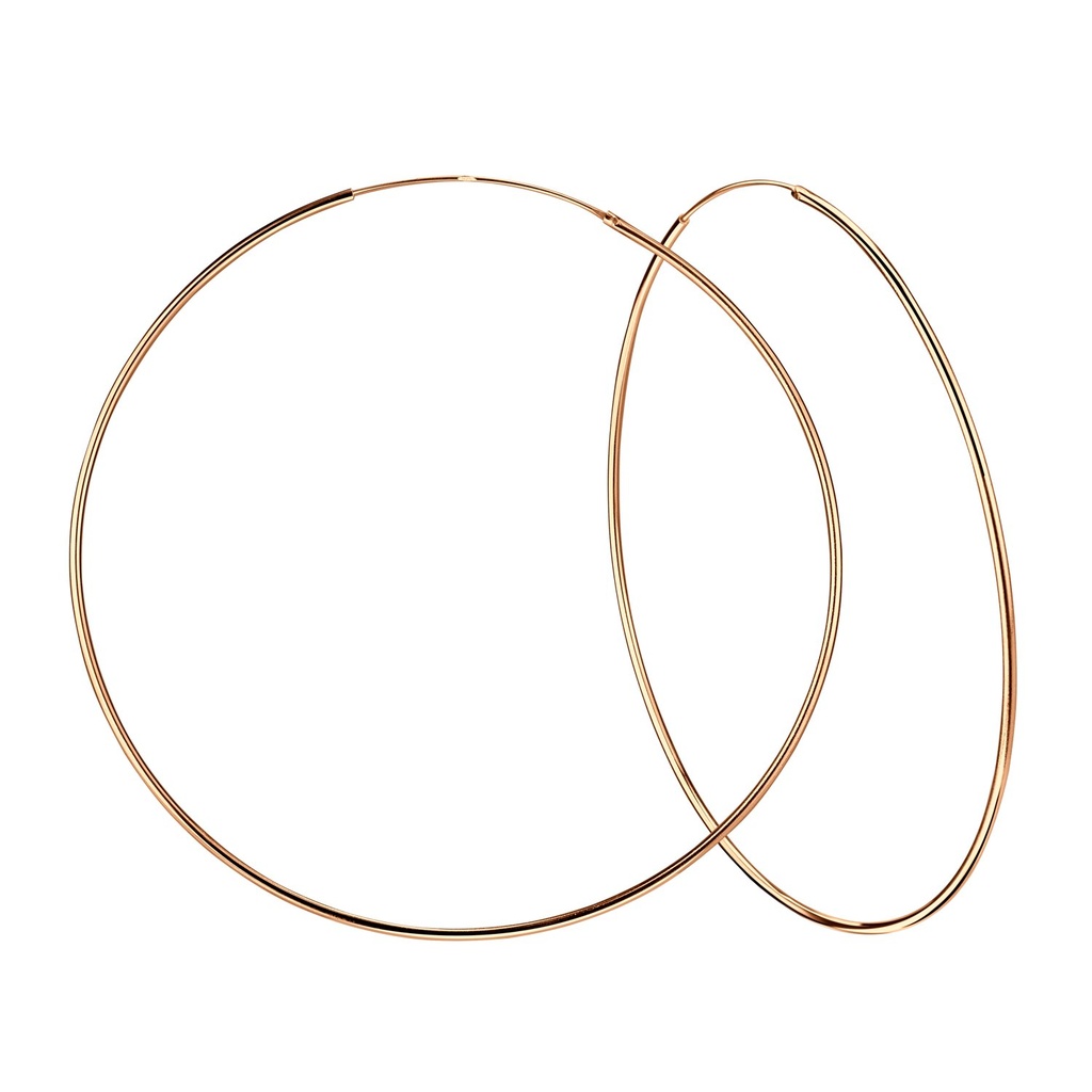 [10010711] Créoles en argent 80 mm