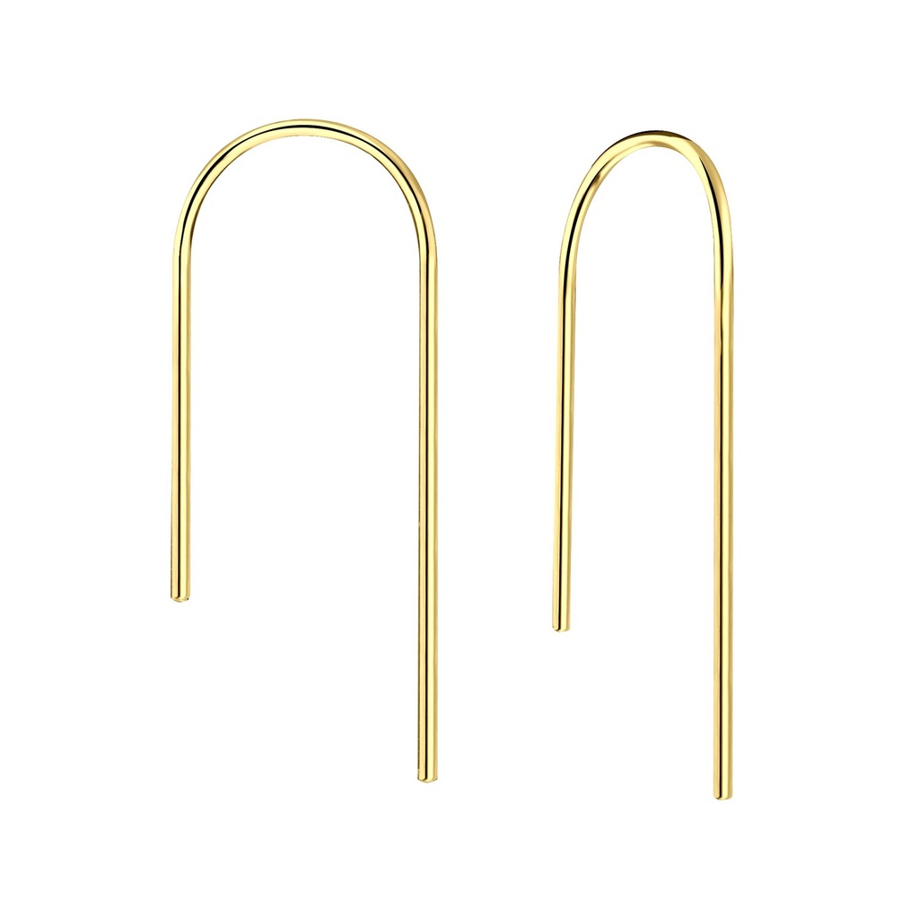 Boucles d'oreilles fil en argent