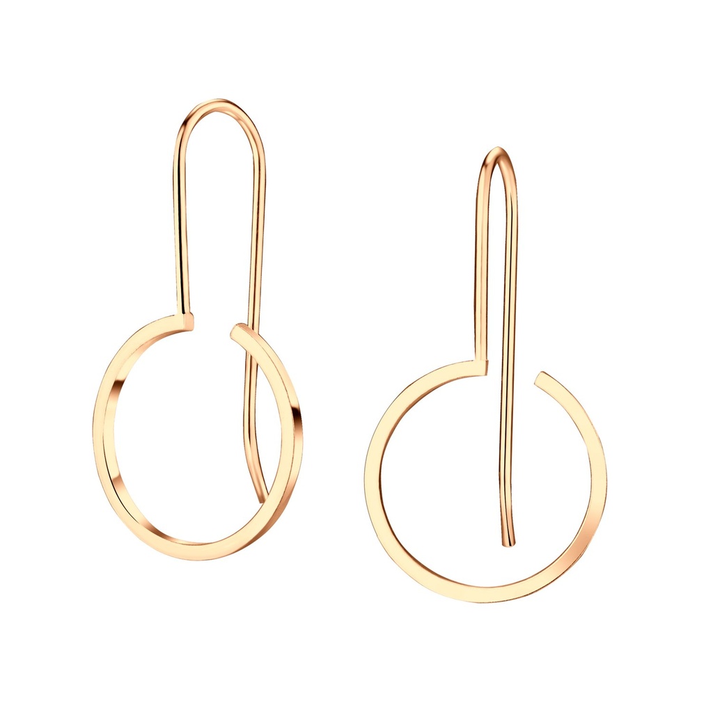 Boucles d'oreilles cercle en argent