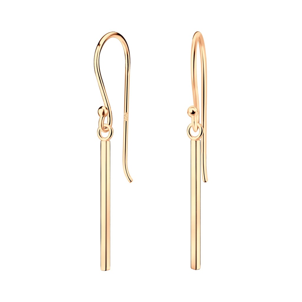 Silver Bar Earrings