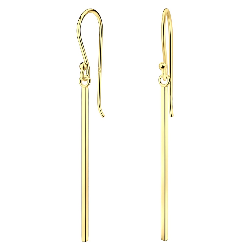 Puces d'oreilles barre en argent