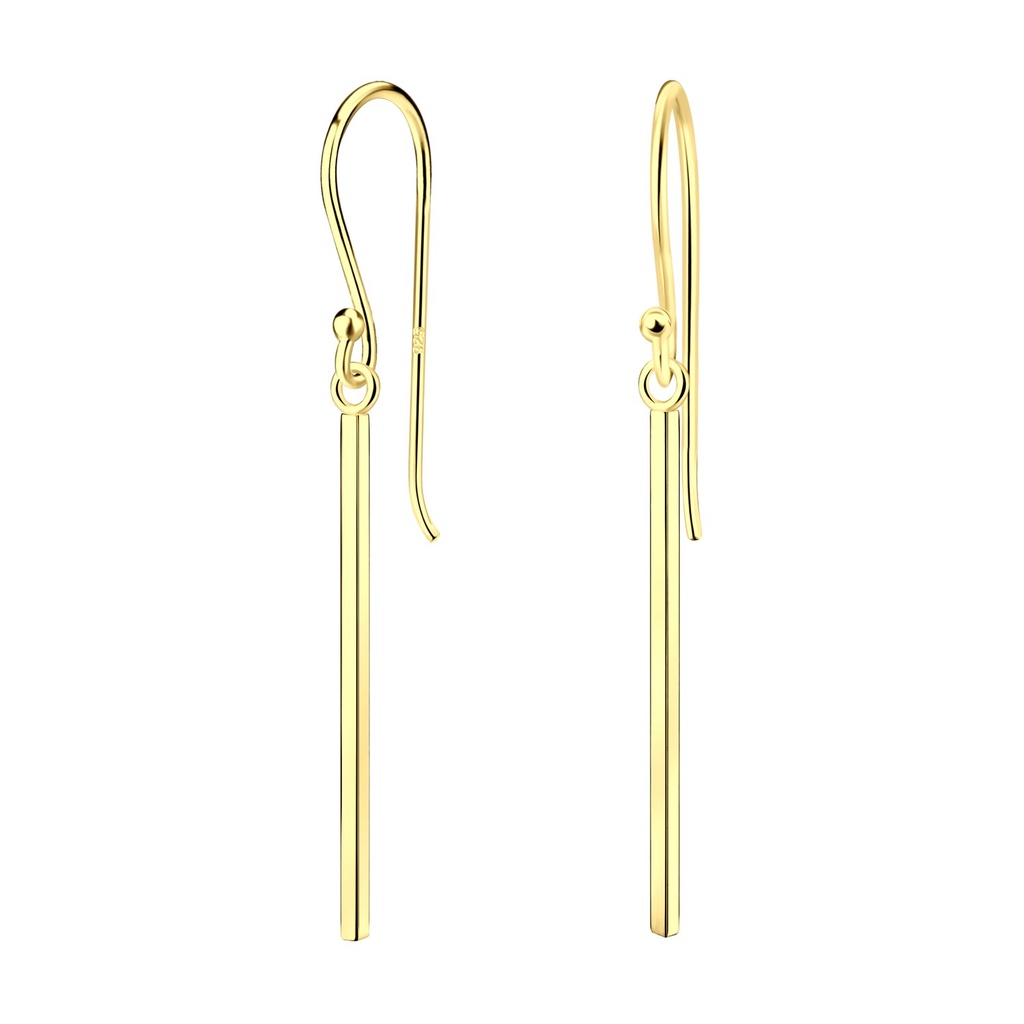 Silver Bar Earrings