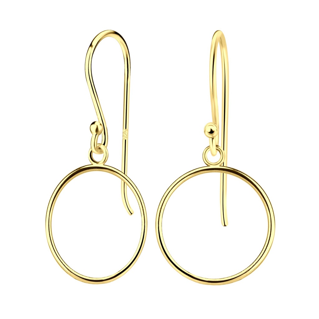 Boucles d'oreilles cercle en argent