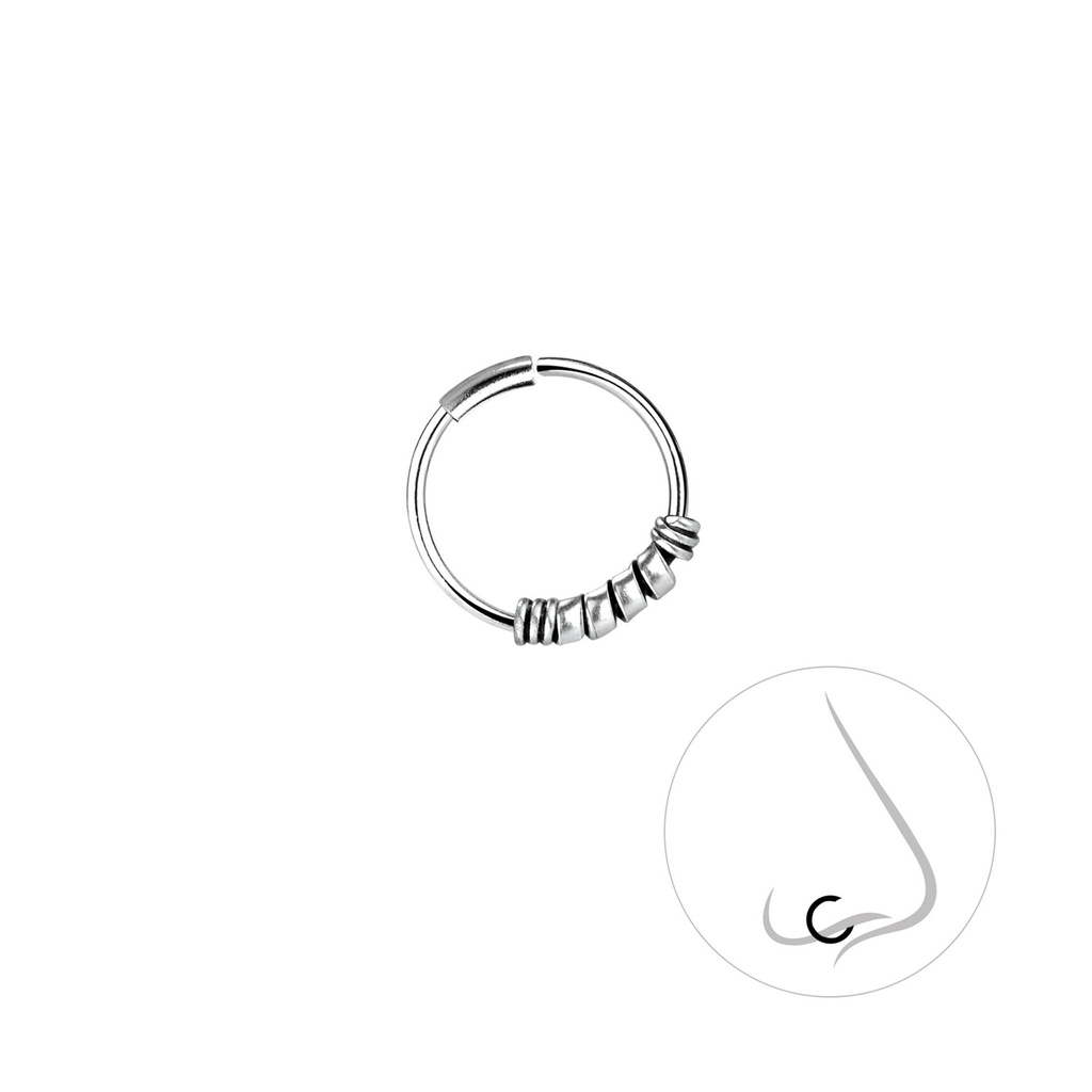 10mm Silver Nose Ring