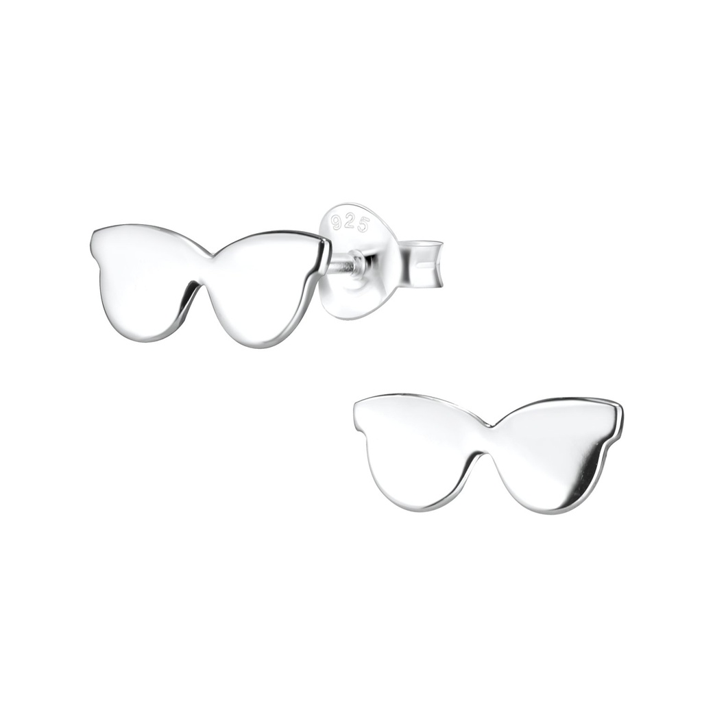 Silver Sunglasses Stud Earrings