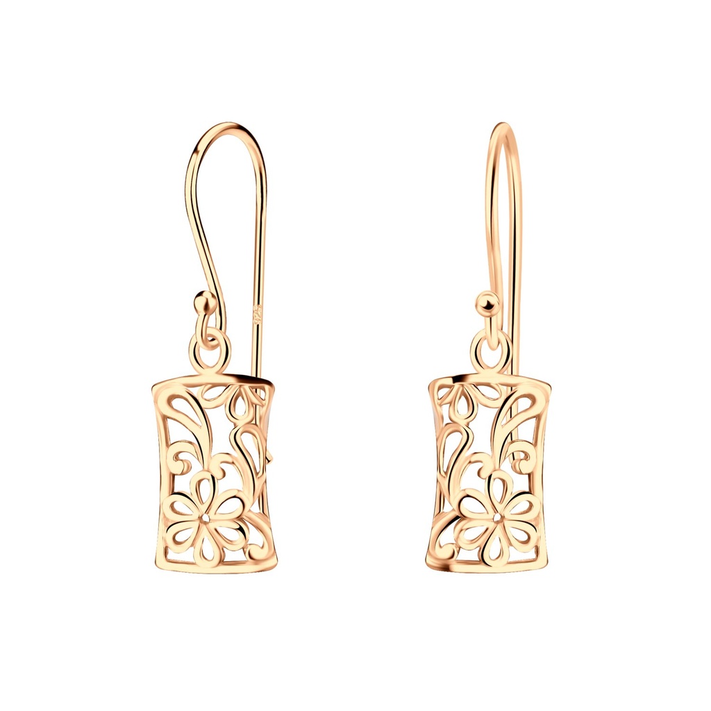 Silver Flower Earrings