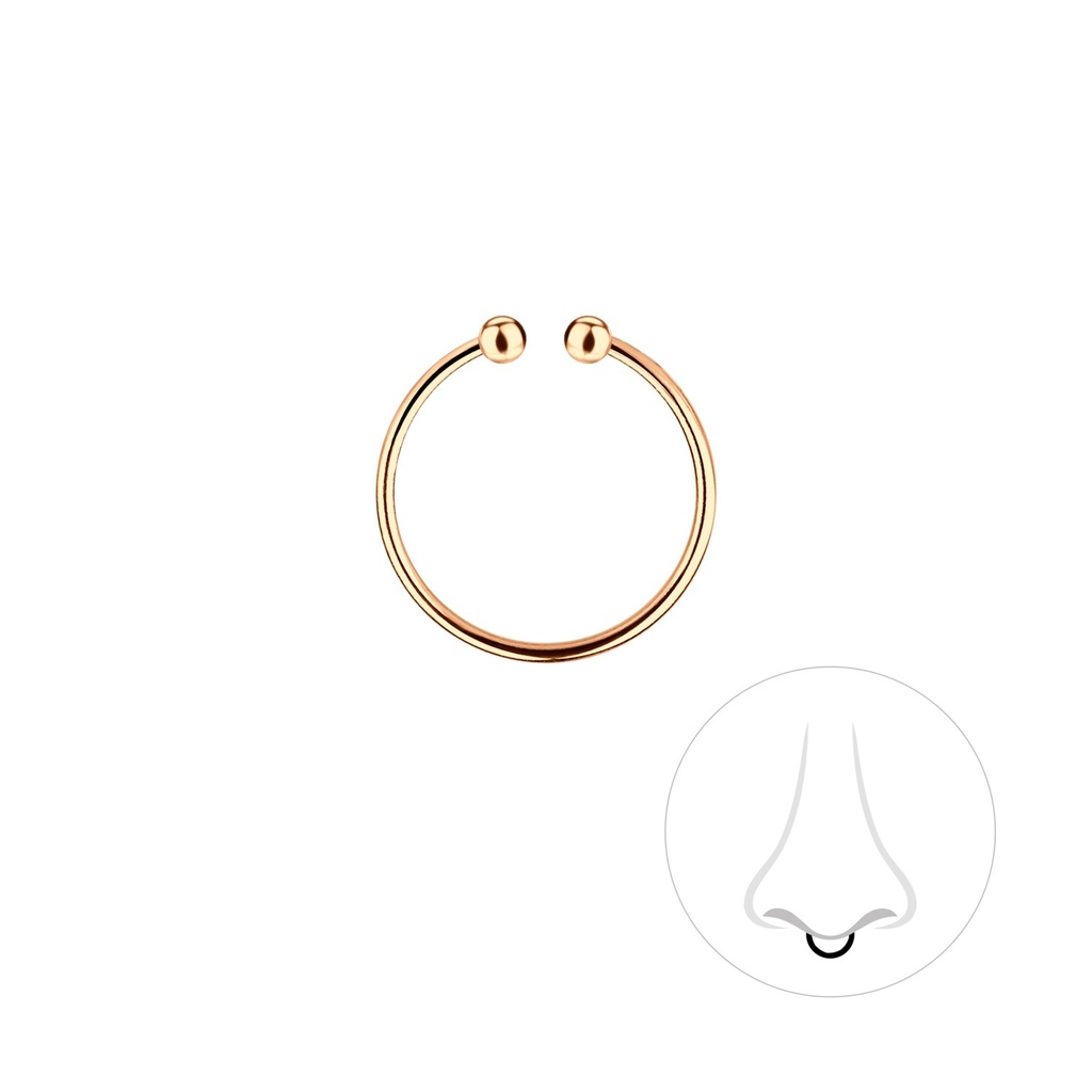 Clip de septum en argent 12 mm