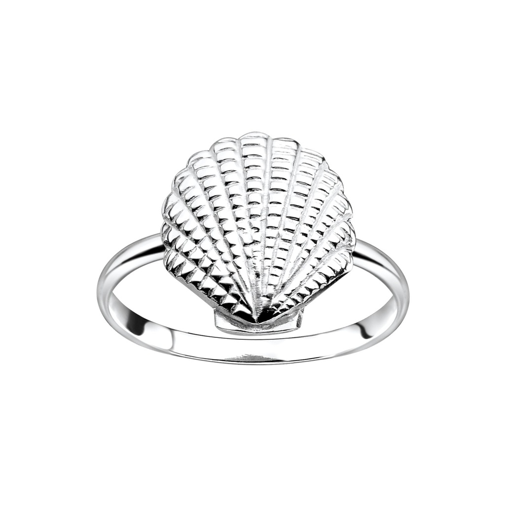 Bague coquillage en argent