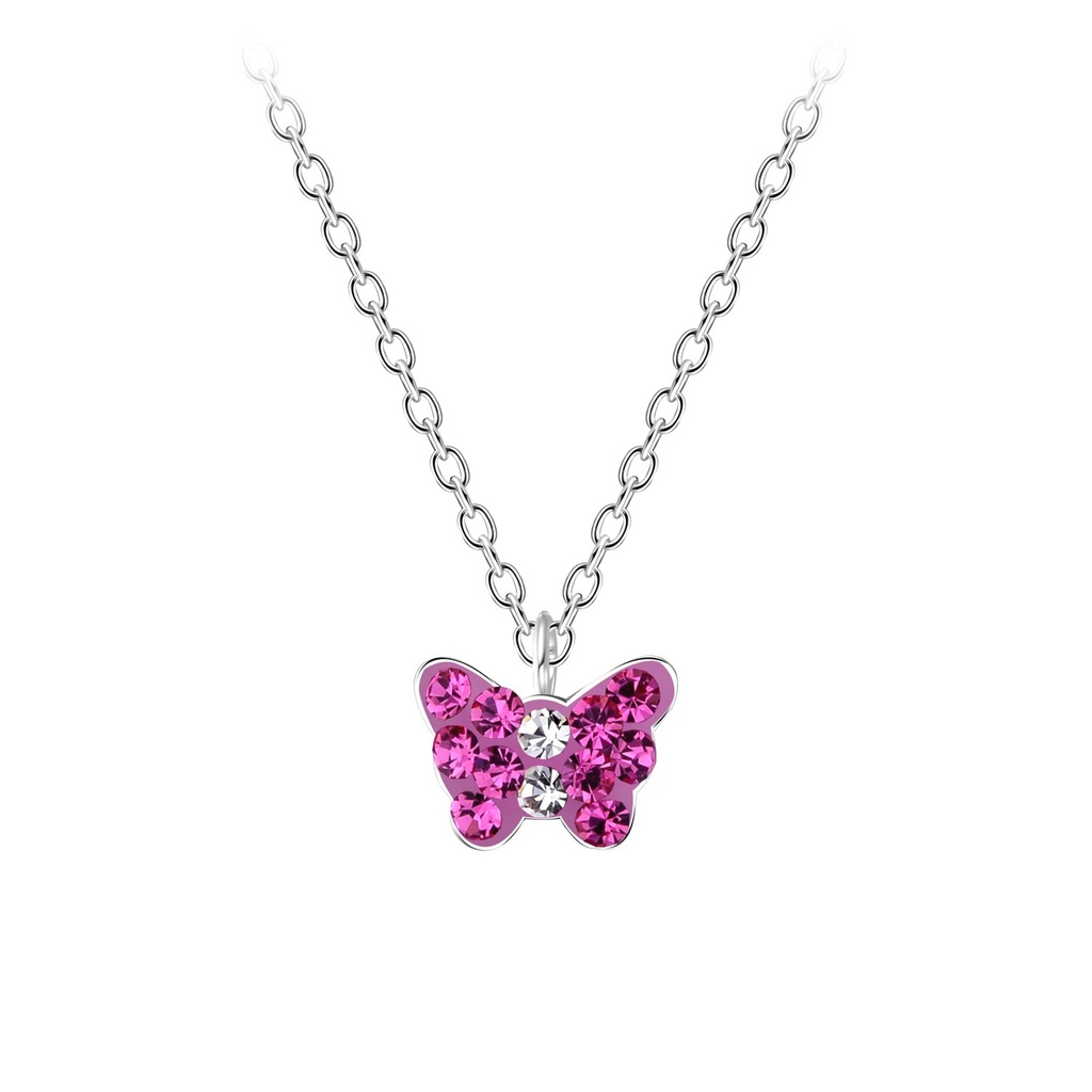 [10011153] Silver Butterfly Necklace