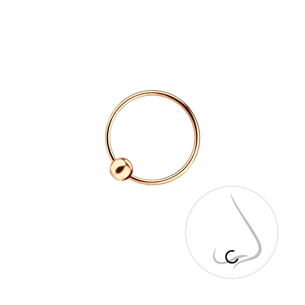 [10011150] 12mm Silver Ball Closure Ring