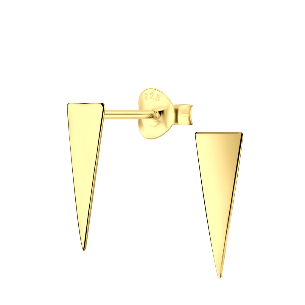 Puces d'oreilles triangle en argent