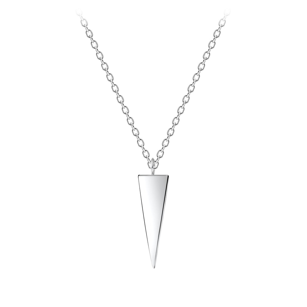 Collier triangle en argent