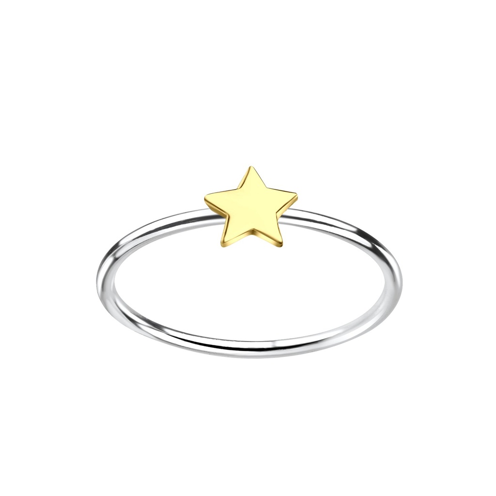 Bague étoile en argent