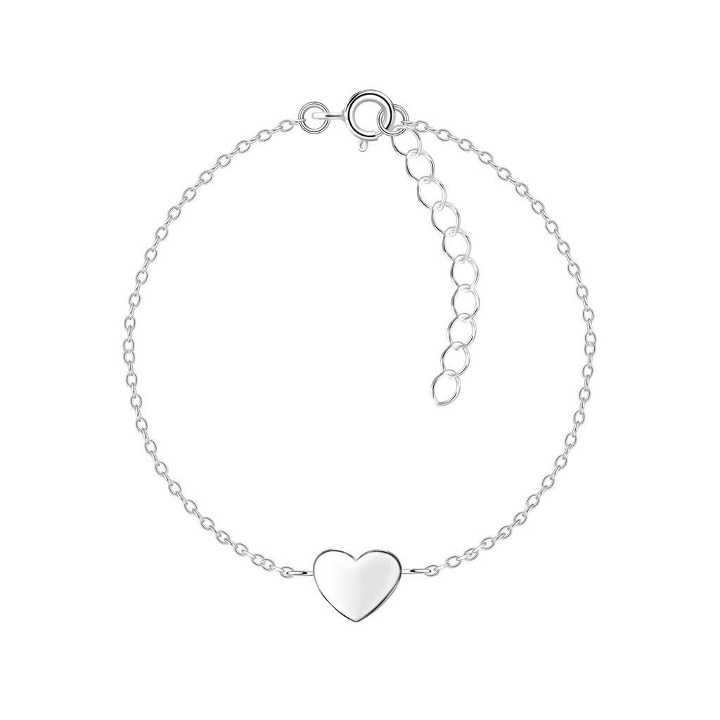 Silver Heart Bracelet