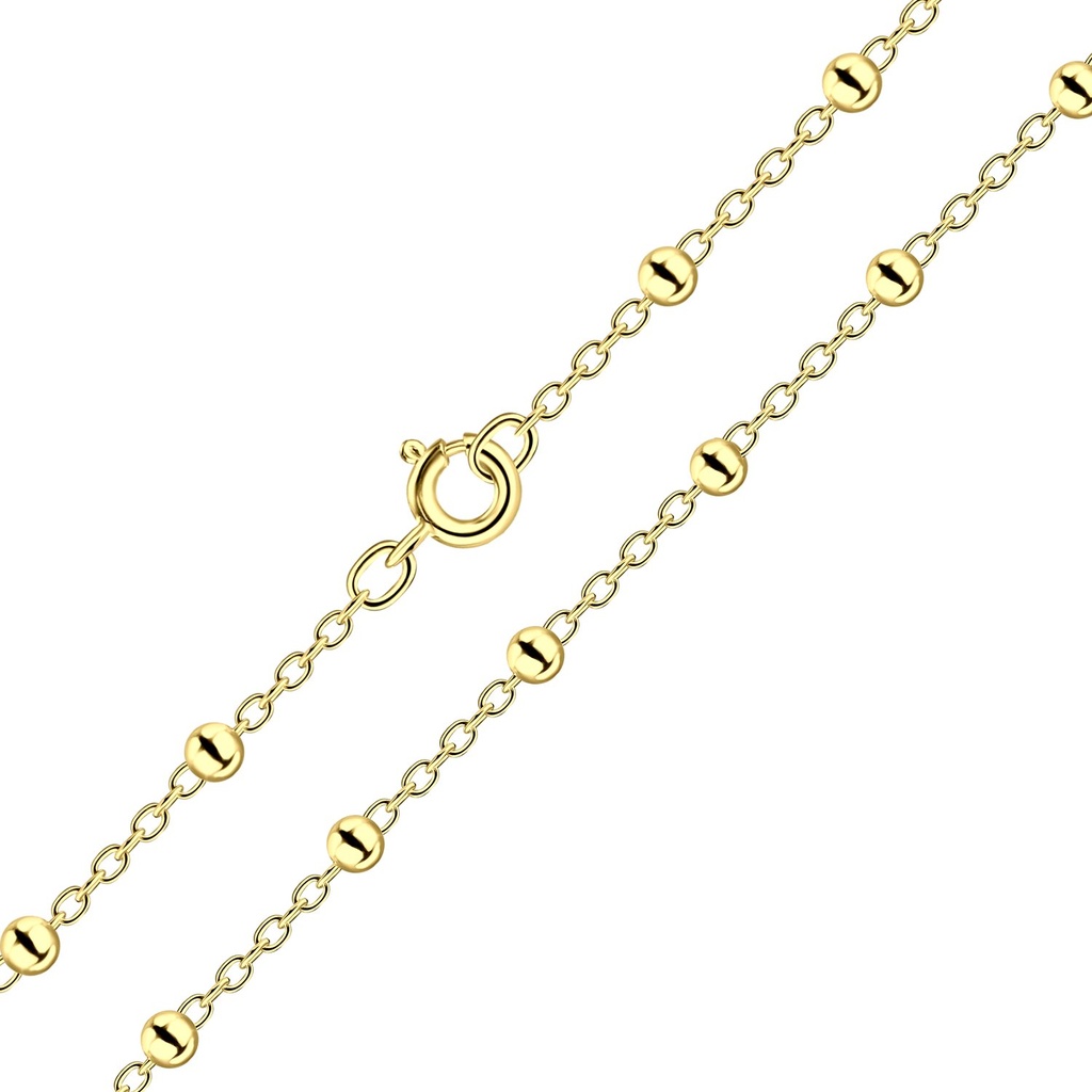 [10011433] Collier satellite en argent 45 cm