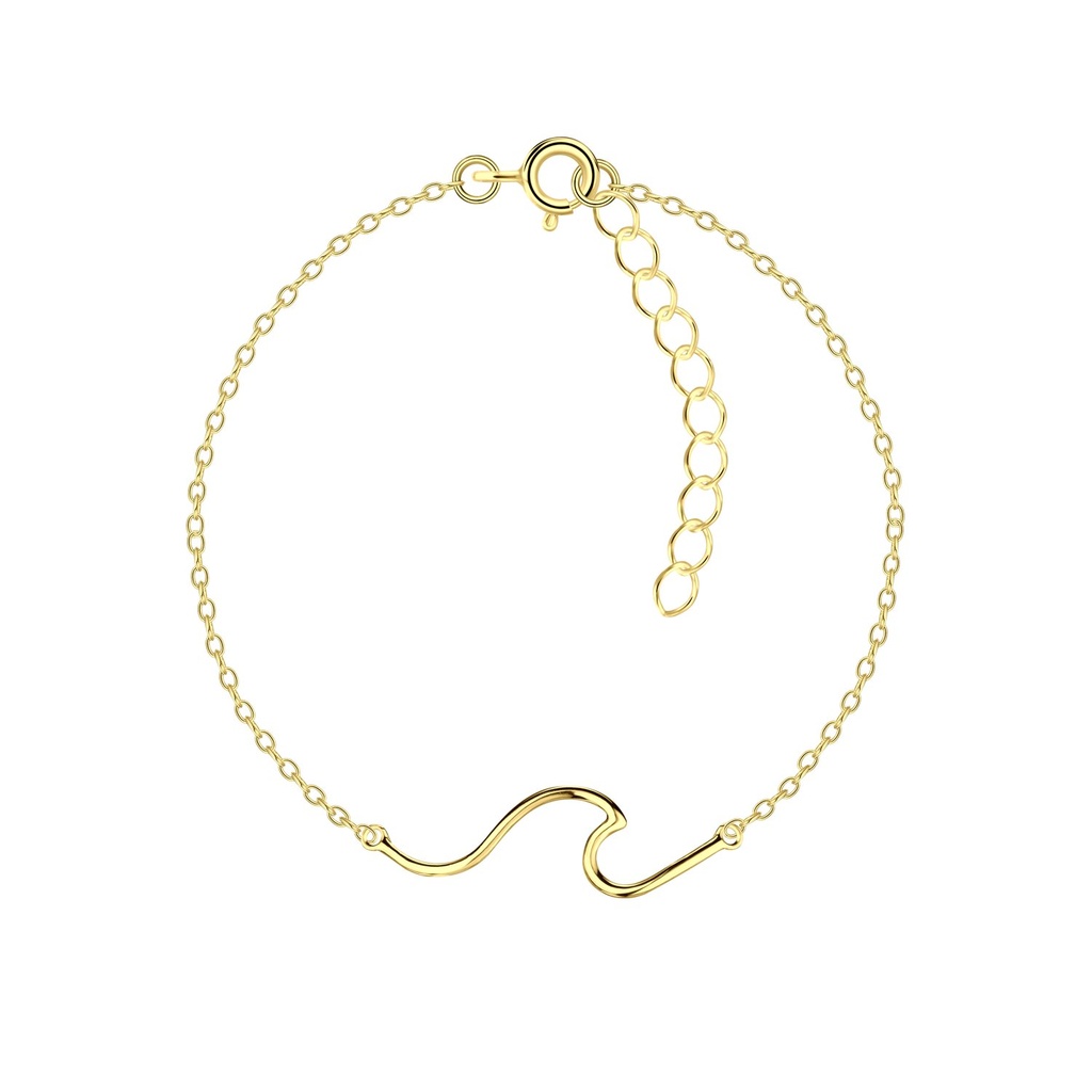 Silver Wave Bracelet