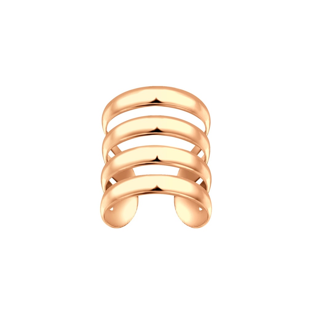 [10011098] Silver Four Line Ear Cuff