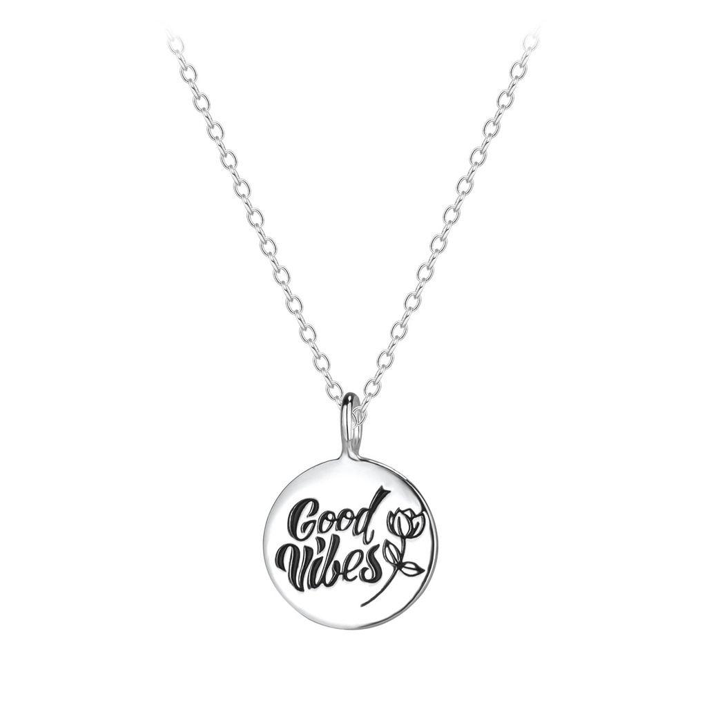 Silver Good Vibes Necklaces
