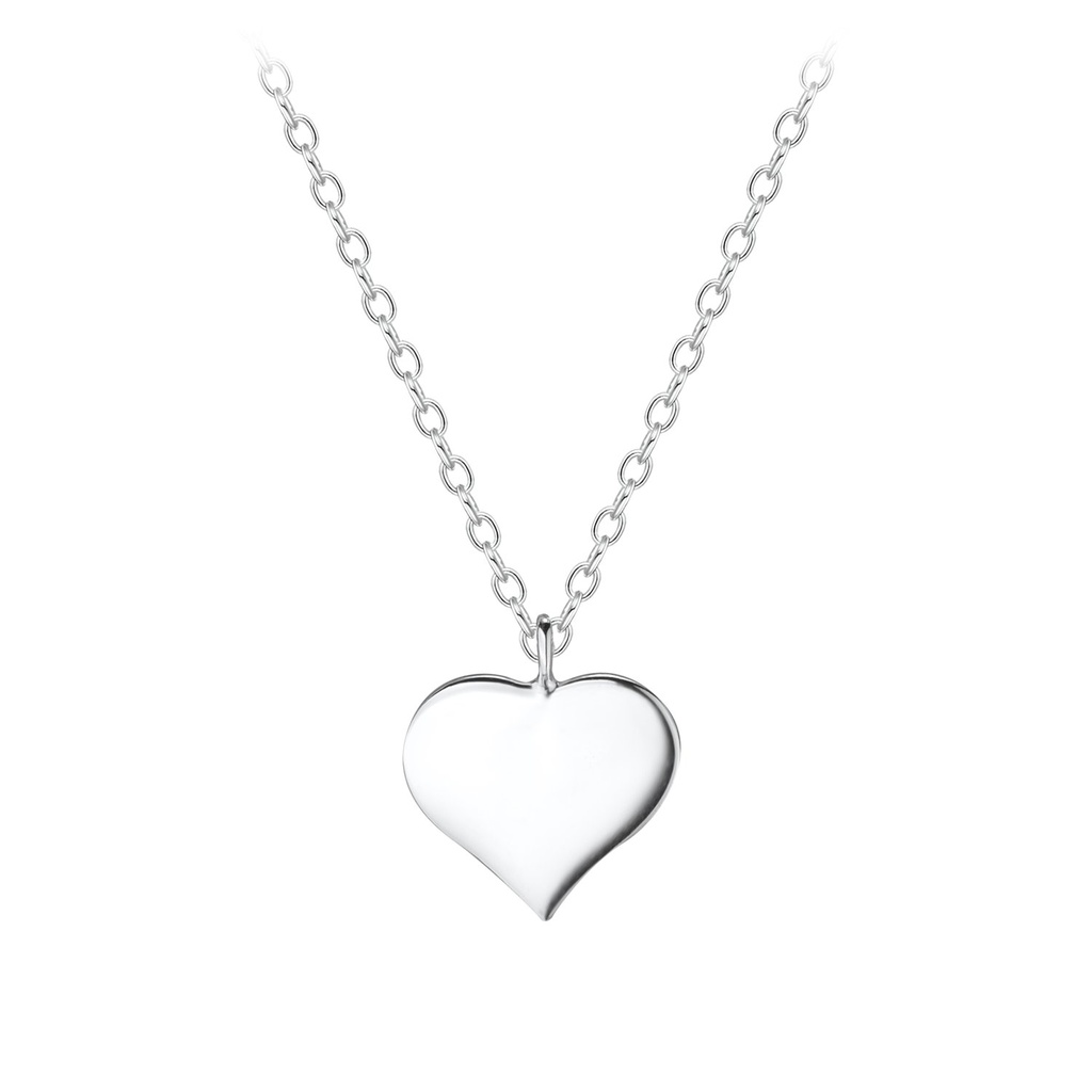 [10011590] Collier cœur en argent