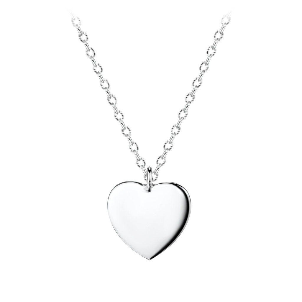 Collier cœur en argent