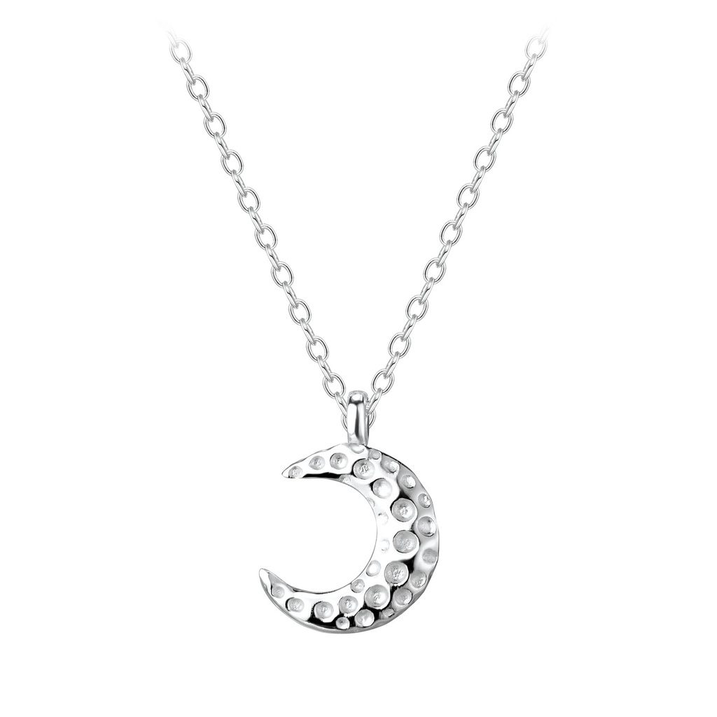 Collier lune en argent