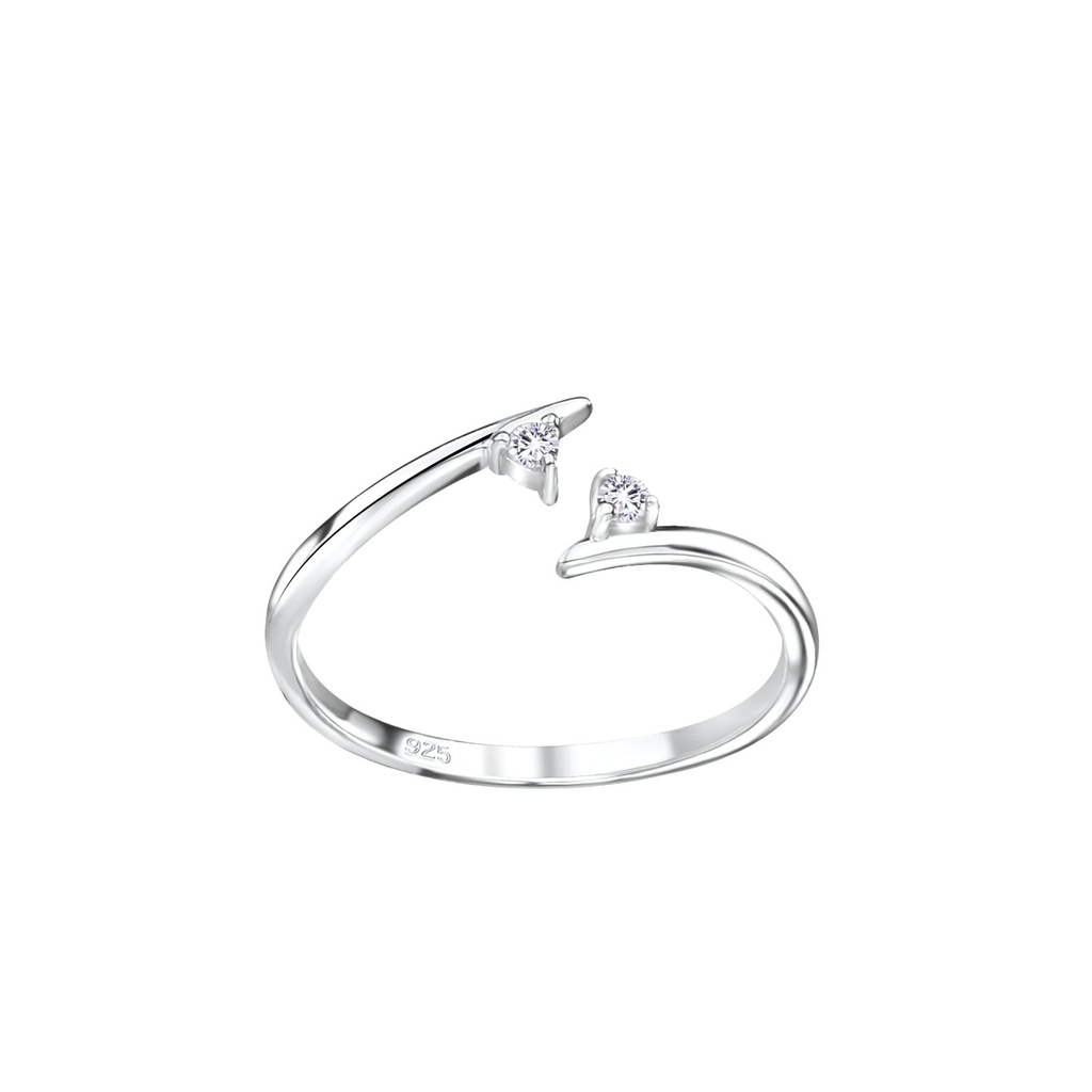 [10011913] Silver Opened Toe Ring
